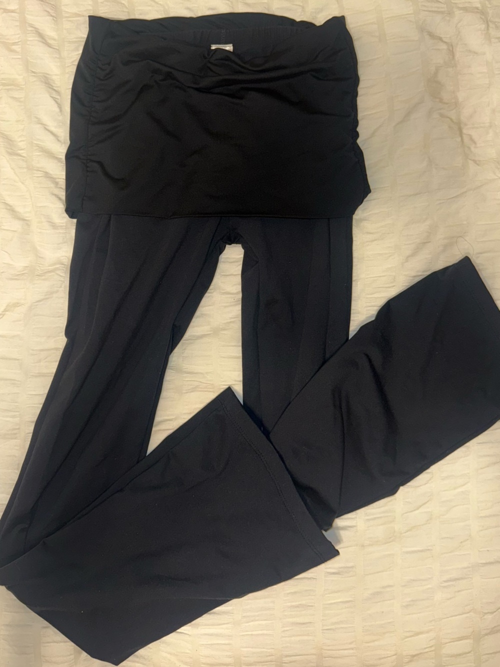 Five The Label Flare Leggings With Over Skirt